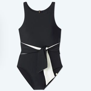 Summersalt Black and White One Piece Swimsuit